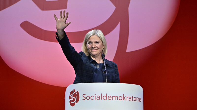 Magdalena Andersson, Ministerpräsidentin von Schweden und Vorsitzende der Sozialdemokratischen Partei.