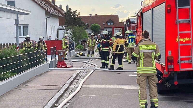 Vier Feuerwehren waren zu Hilfe herbeigeeilt.