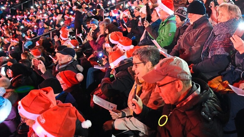 1.700 Besucher kamen im letzten Jahr zum Weihnachtssingen.