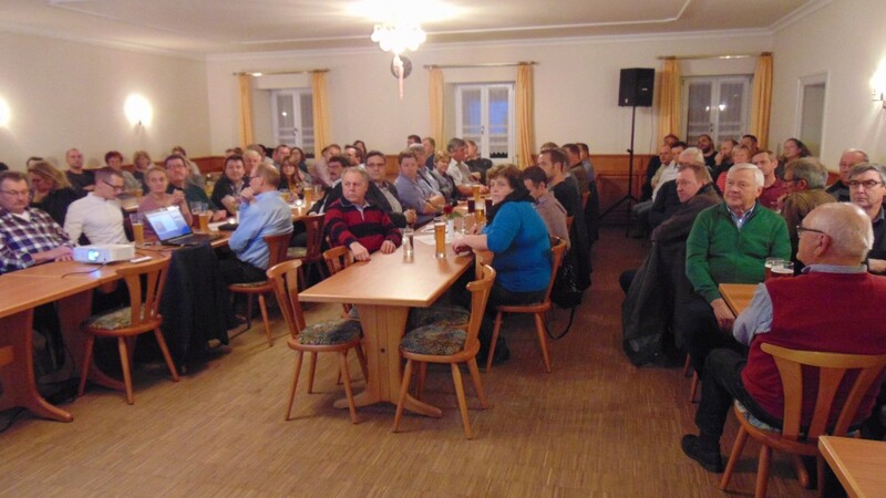 Volles Haus in der Römerschanze in Wischlburg.