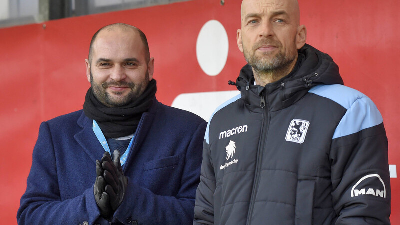 Geschäftsführung des TSV 1860: Michael Scharold (li.) und Günther Gorenzel.