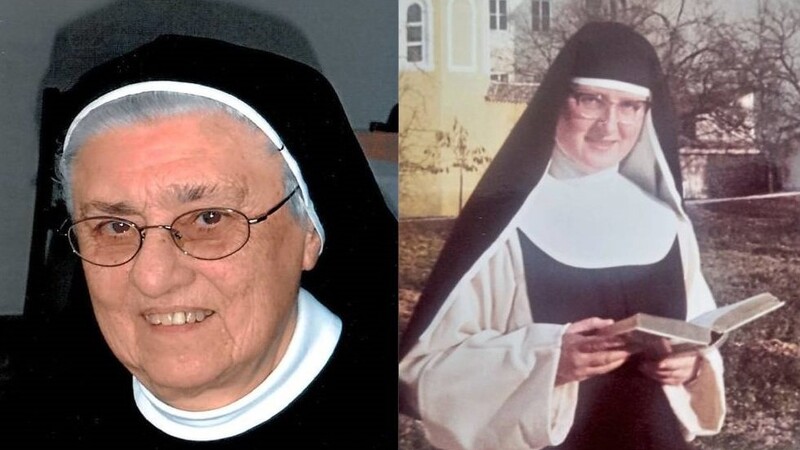 M. Theresia Ohagen war Protestantin und konvertierte vor ihrem Eintritt. (links) - M. Lioba Hemmerle hat als Priorin und Schulle