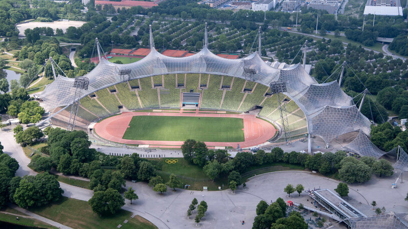 Mögliche Alternative als Spielort während des Umbaus des Grünwalders: Das Münchner Olympiastadion.