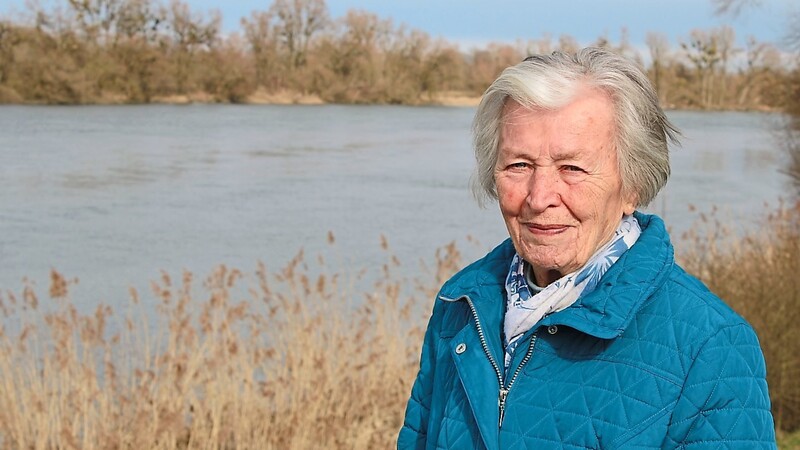 Hildegard Seeholzer Ende Februar an der Isar.