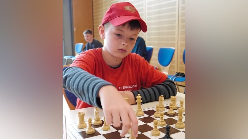 "Schach strengt an, ist aber schön", meint Lukas Martel.