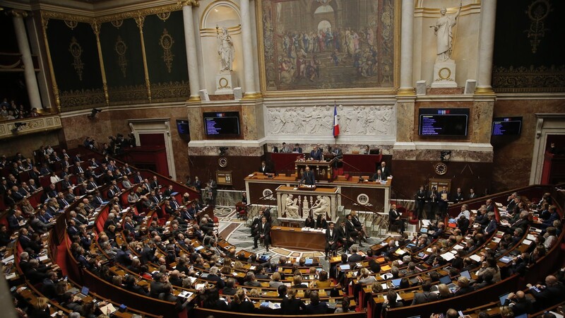 Die Nationalversammlung ist das Unterhaus des französischen Parlaments und zählt 577 Abgeordnete.