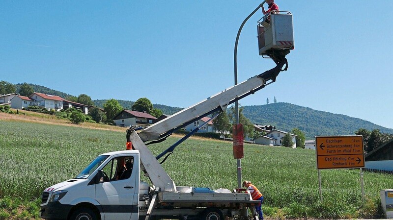 Mit der Umrüstung der Straßenbeleuchtung auf LED hat die Gemeinde Rimbach schon einen großen Schritt zur Einsparung von Energie getan.