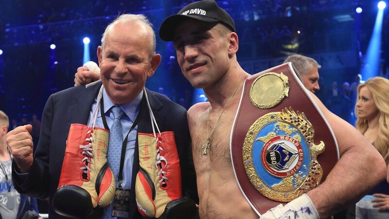 Wilfried Sauerland mit Profi-Boxer Arthur Abraham.