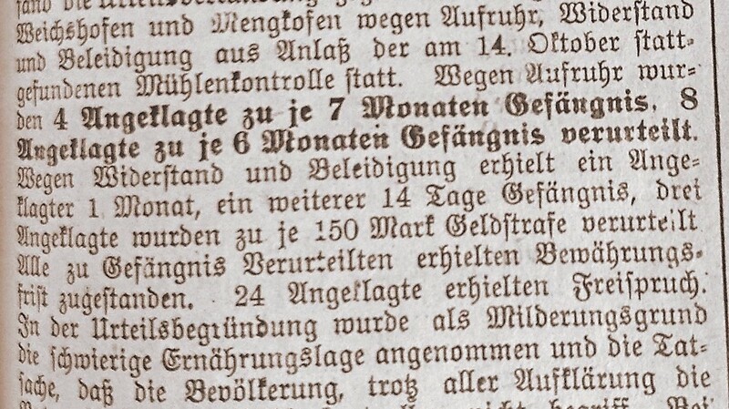 So berichtete damals die Zeitung.