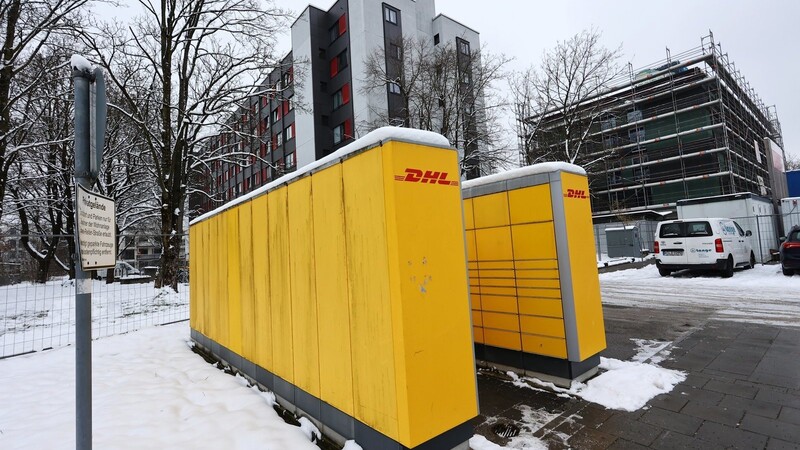 Die Packstation beim Studentenheim in der Schwere-Reiter-Straße