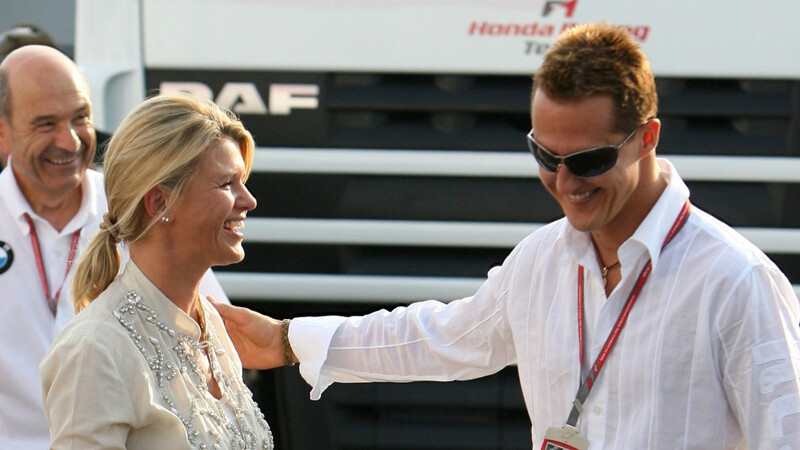 Sind seit 1995 verheiratet: Corinna und Michael Schumacher, hier 2006 am Hockenheimring.