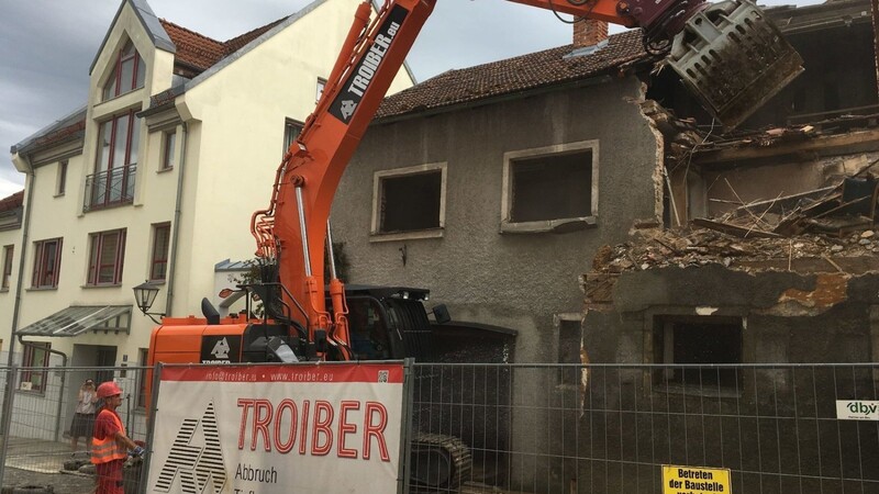 Jetzt aber wirklich: Das Semmlerhaus wird am Montagmorgen abgerissen.