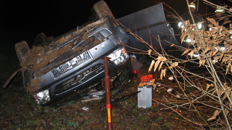 Schwerer Unfall in der Nacht auf Samstag bei Buchetbühl.