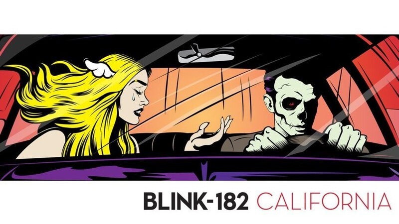 Das aktuelle Album von "blink-182": "California".